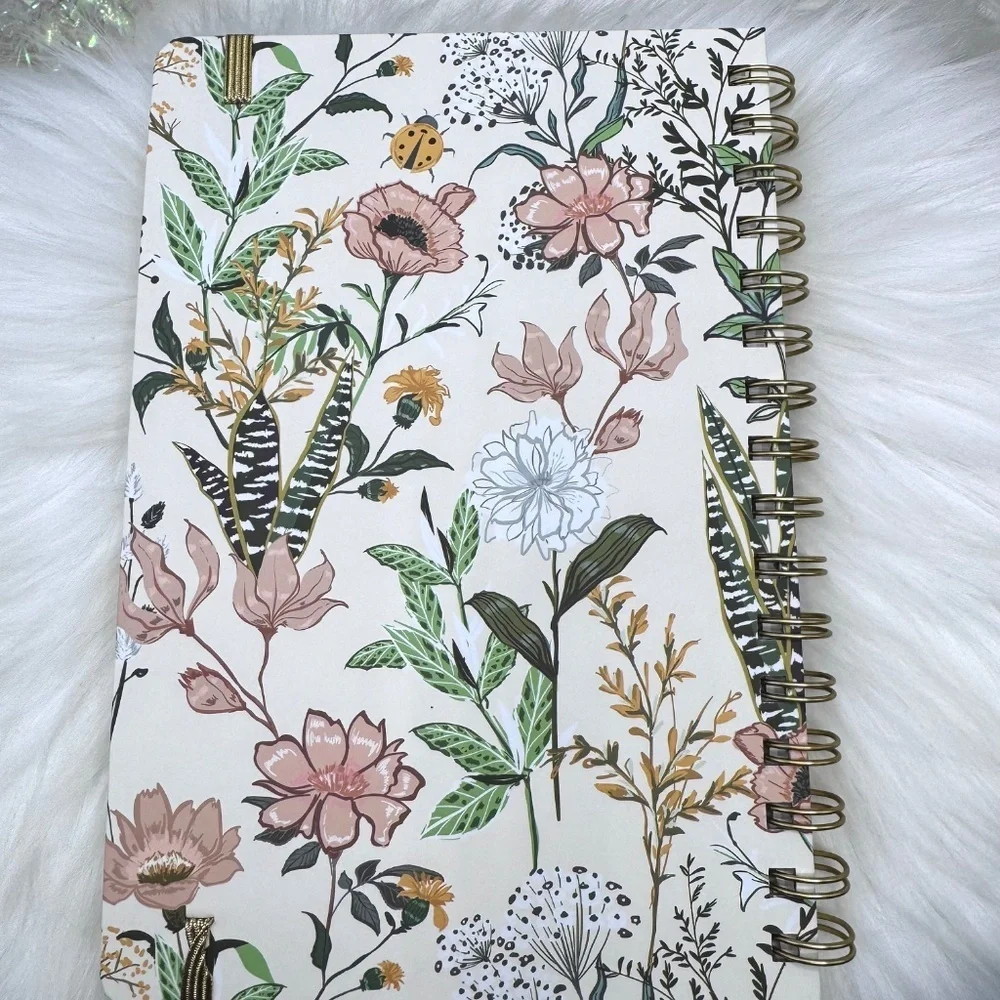 Floral Spiral Notebook and Notepad Set